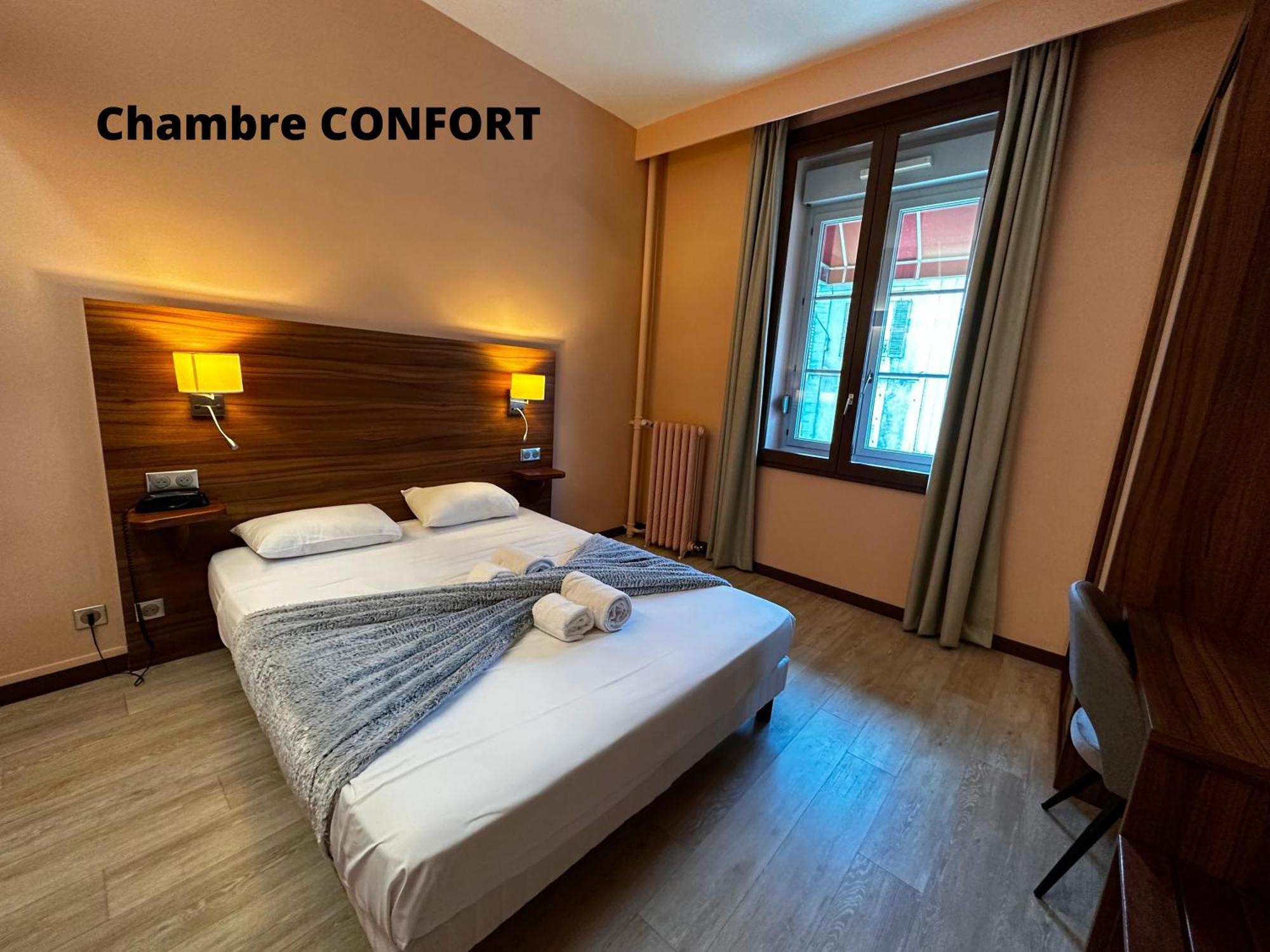 Hotel Terminus - Pizzeria Pizz'A Gogo - Salle De Sport - Face A La Gare Лон-ле-Сонье Экстерьер фото